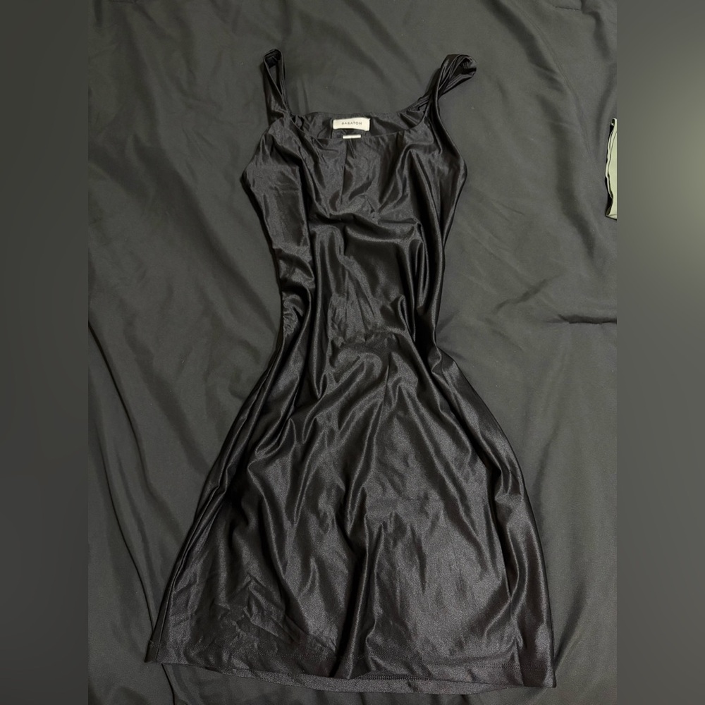 Babaton Sleek Black Backless Dress